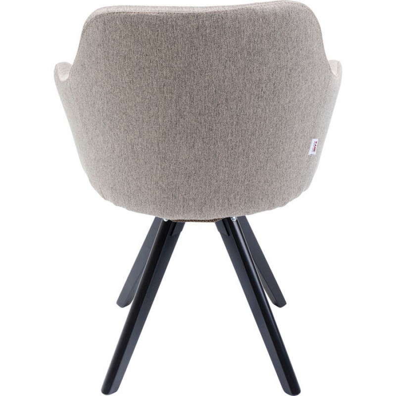 Swivel Armchair Lady Loco Taupe